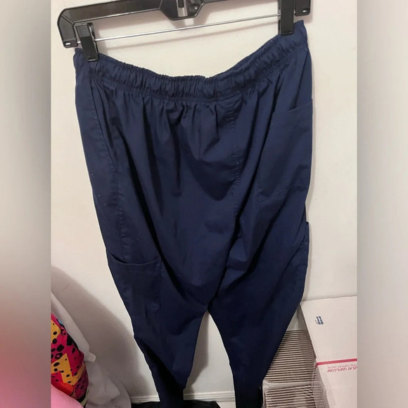 Dark blue scrub bottoms - Picture 6 of 6